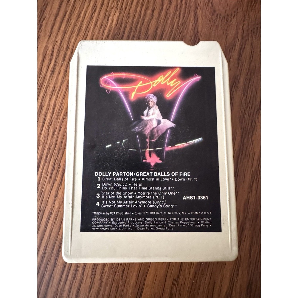 Dolly Parton - Great Balls Of Fire (8-Track Tape, 1979)